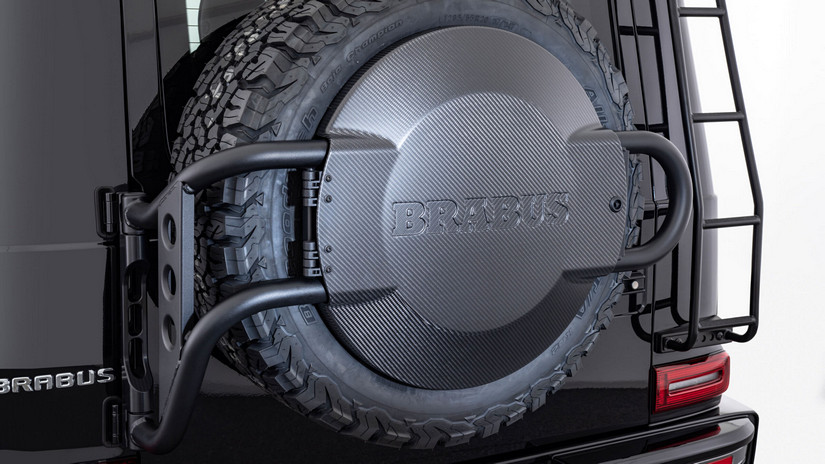 BRABUS Adventure Carbon Spare Wheel Holder for MY25-on G550/G63 AMG W465