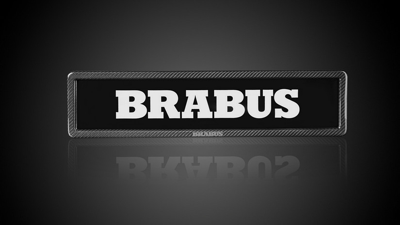 BRABUS Carbon License Plate Holder Set for MY25-on G63 AMG W465