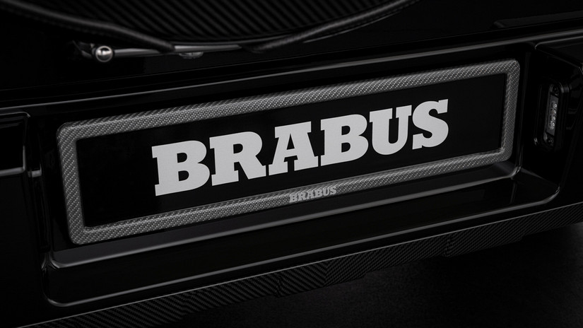 BRABUS Carbon License Plate Holder Set for MY25-on G63 AMG W465 - Image 2