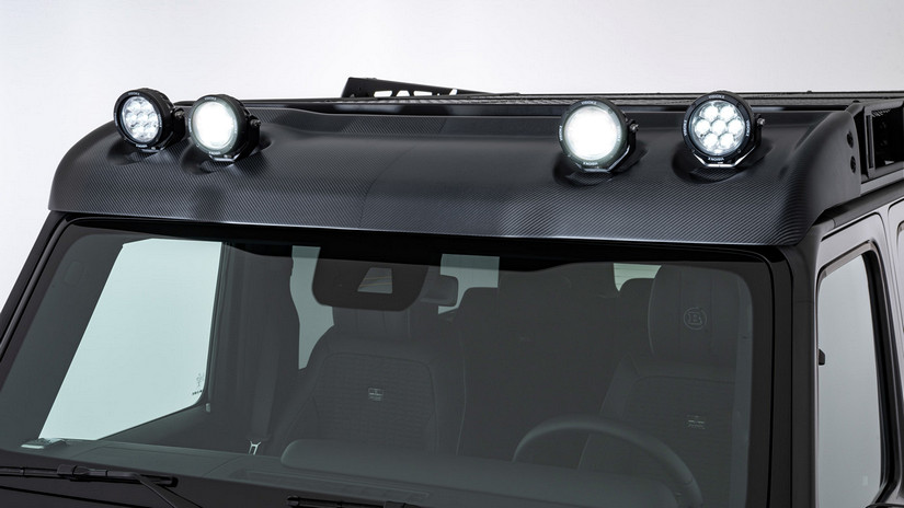 BRABUS Carbon Wind Deflector with LED Headlights for MY25-on G550/G63 AMG W465