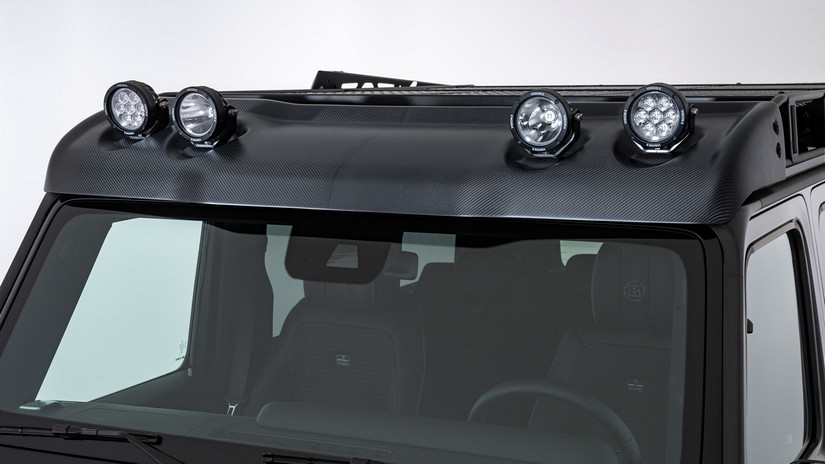 BRABUS Carbon Wind Deflector with LED Headlights for MY25-on G550/G63 AMG W465 - Image 2
