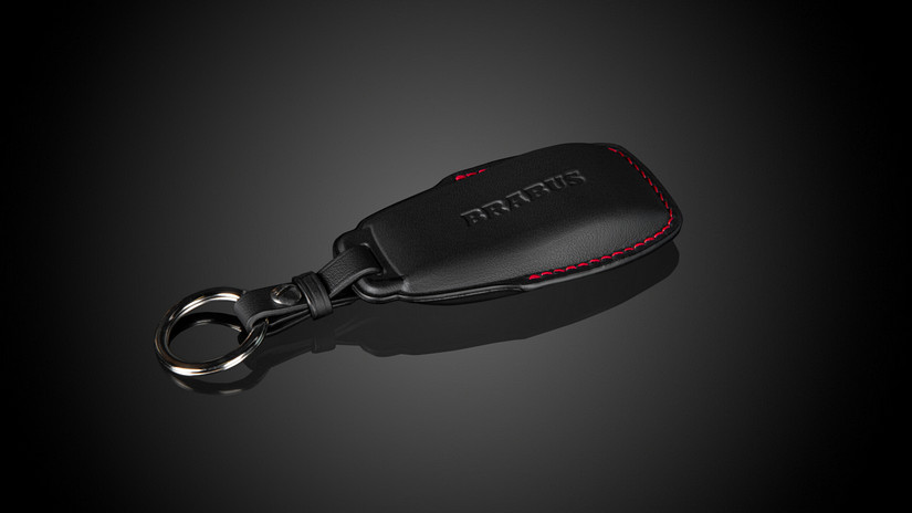 BRABUS Leather Key Cover Black-Red for MY25-on G63 AMG W465 - Image 4
