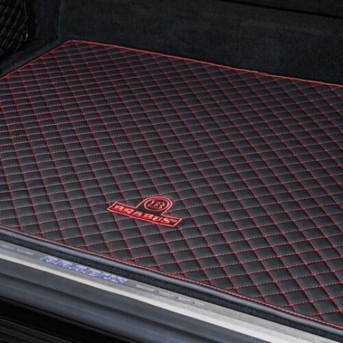 BRABUS Leather Trunk Mat Black-Red Quilted for MY25-on G550/G63 AMG W465