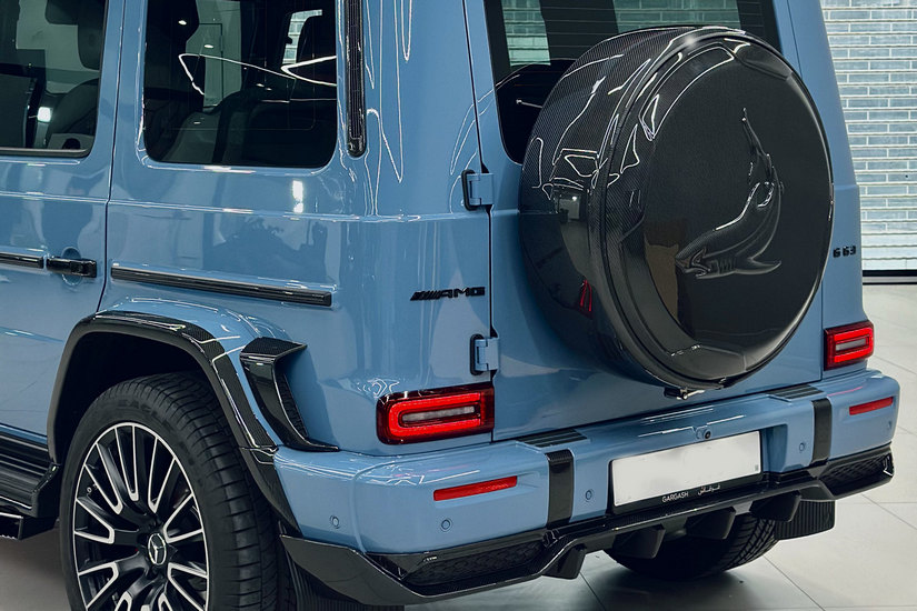 TopCar Carbon Front & Rear Bumper Moldings, 4 pcs., for Gwagen W465 – Inferno Lights Edition - Image 3
