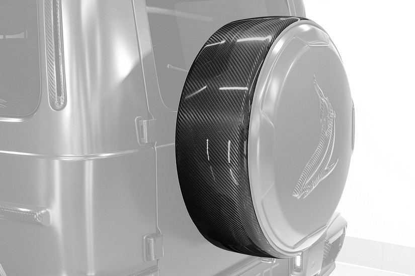 TopCar Carbon Spare wheel cover rim for Gwagen W465 – Inferno Lights Edition - Image 2