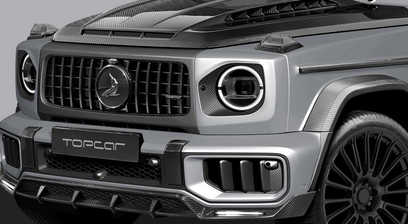 TopCar Front lip with LED for Gwagen W465 – Inferno Lights Edition - Image 5