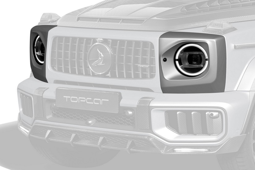 TopCar Headlight Protection Cover, 2 pcs for Gwagen W465 – Inferno Lights Edition - Image 2