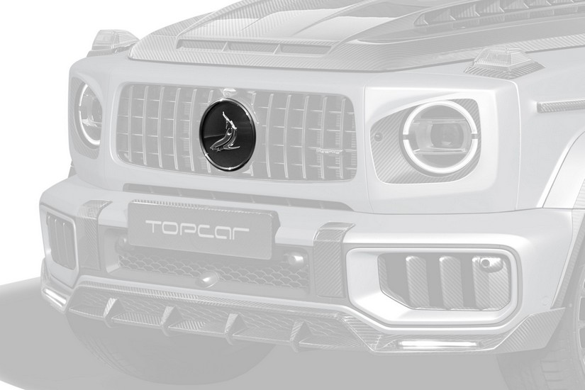 TopCar Shark Logo Cover for Gwagen W465 – Inferno Lights Edition - Image 3