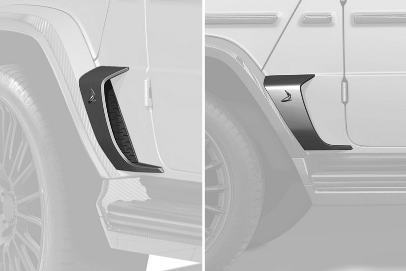 TopCar Side Panel with Shark Logo, 2 pcs for Gwagen W465 – Inferno Lights Edition - Image 4