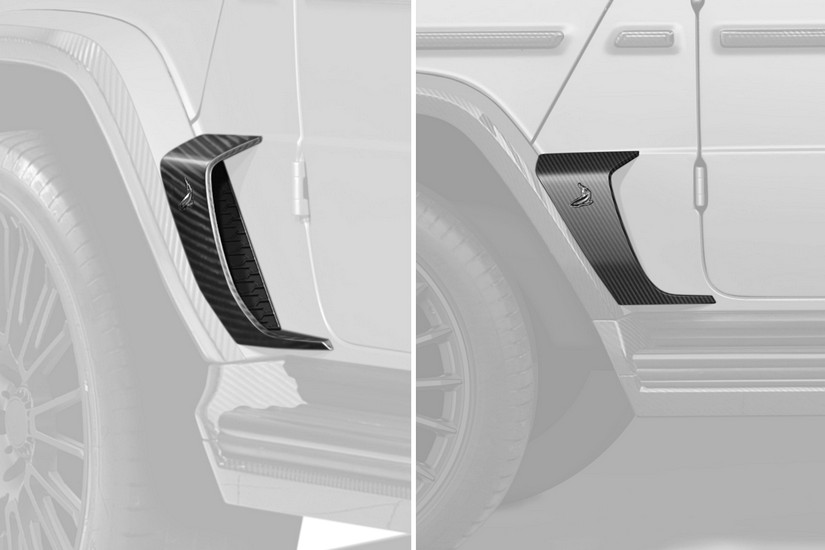 TopCar Side Panel with Shark Logo, 2 pcs for Gwagen W465 – Inferno Lights Edition - Image 3