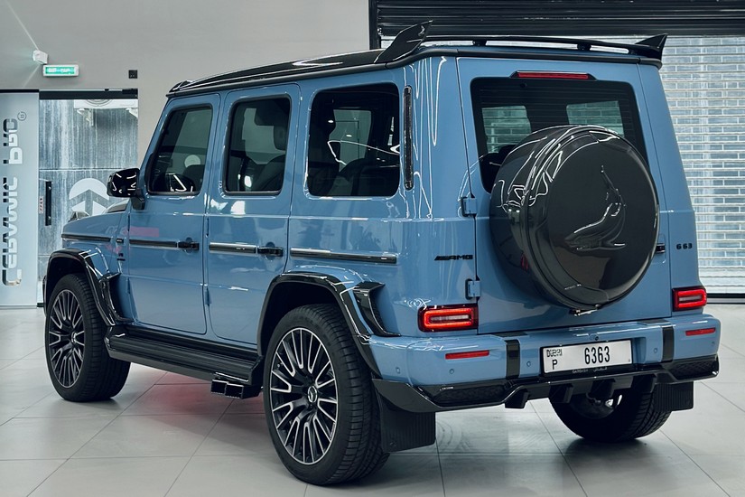 TopCar Spare Wheel Cover Shark Style for Gwagen W465 – Inferno Lights Edition - Image 2