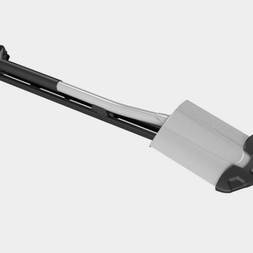 LETECH QuickMount Shovel Holder – Secure, Lockable Roof Rack Mount for Fiskars Telescopic Shovel