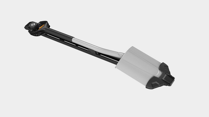 LETECH QuickMount Shovel Holder – Secure, Lockable Roof Rack Mount for Fiskars Telescopic Shovel