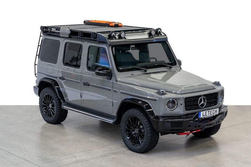LeTech Shovel Holder for Roof Rack – Powder-Coated Black - Image 2