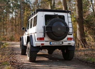 LETECH Heavy-Duty Rear Spare Wheel Holder for Mercedes G 500 4×4²