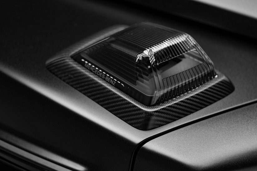 Urban Carbon Fiber Indicator Light Surrounds (2x2 or 4x4 Twill) – For G-Wagon W465 (2024+)