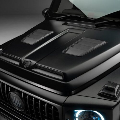 Urban Carbon Fiber Closed Top Vents for Bullnose Bonnet – W465 G-Wagon (2024+)