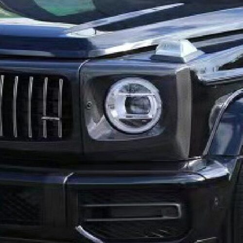 Dry Carbon JCW Headlight Covers (2025+) – G-Wagon Carbon Fiber Lighting Trim