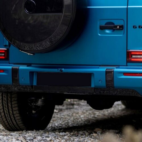 Dry Carbon Rear Bumper Underguard Cover (2025+) – G-Wagon Rear Fascia Upgrade