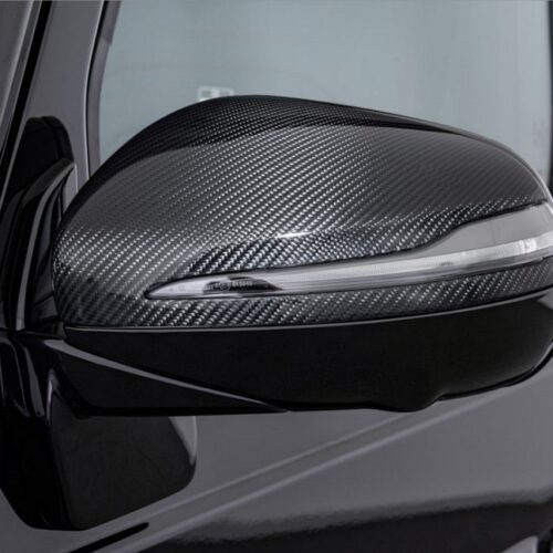 Dry Carbon Side Mirror Covers (2025+) – G-Wagon Carbon Mirror Upgrade