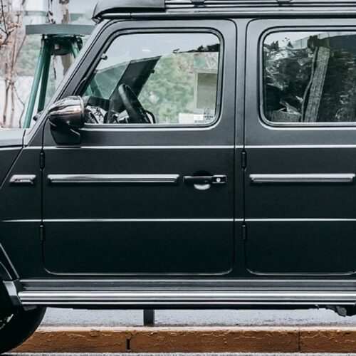 Dry Carbon Side Molding Trim (2025+) – G-Wagon Side Profile Enhancement