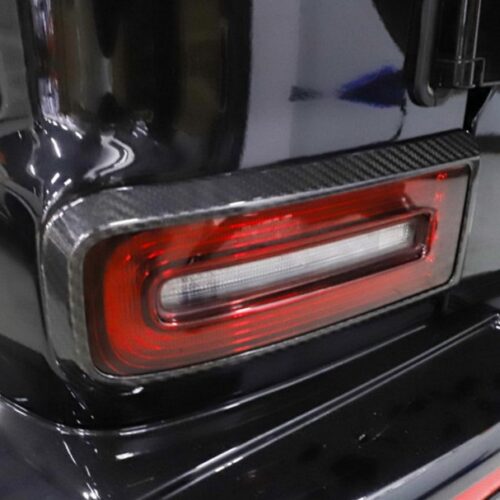 Dry Carbon Tail Light Base Cover Frame (2025+) – G-Wagon Rear Lighting Accent