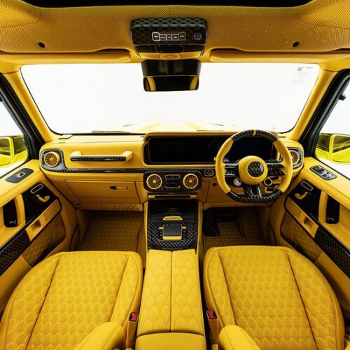 DMC Carbon Fiber Air Conditioning Vent Covers – Mercedes G500/G63 AMG W465 (2025+)