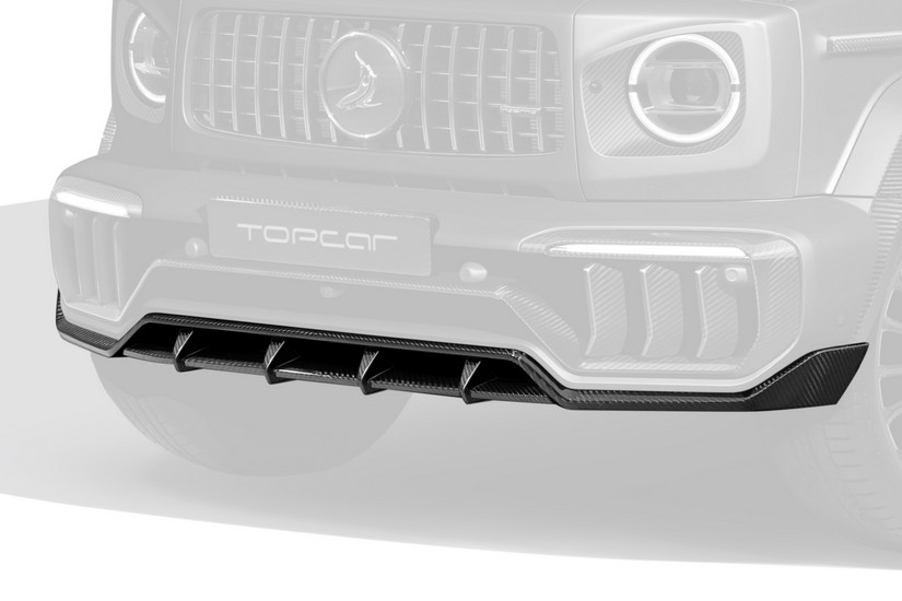 TopCar Design Front Lip in Visible Carbon for Mercedes-AMG G63 2025 INFERNO - Image 2