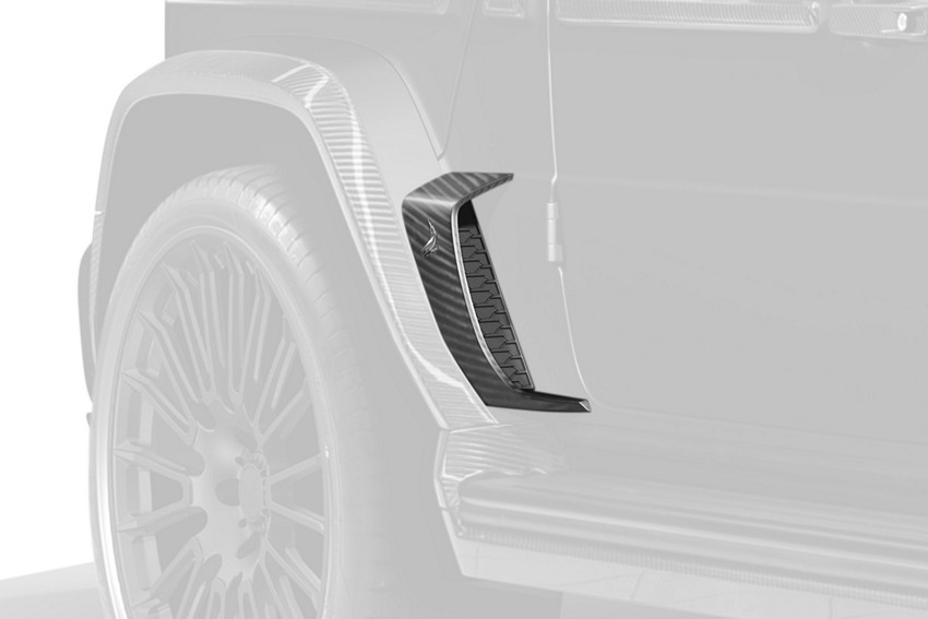 TopCar Carbon Side Panels with Shark Logo (2 pcs) for Mercedes-AMG G63 2025 INFERNO - Image 2