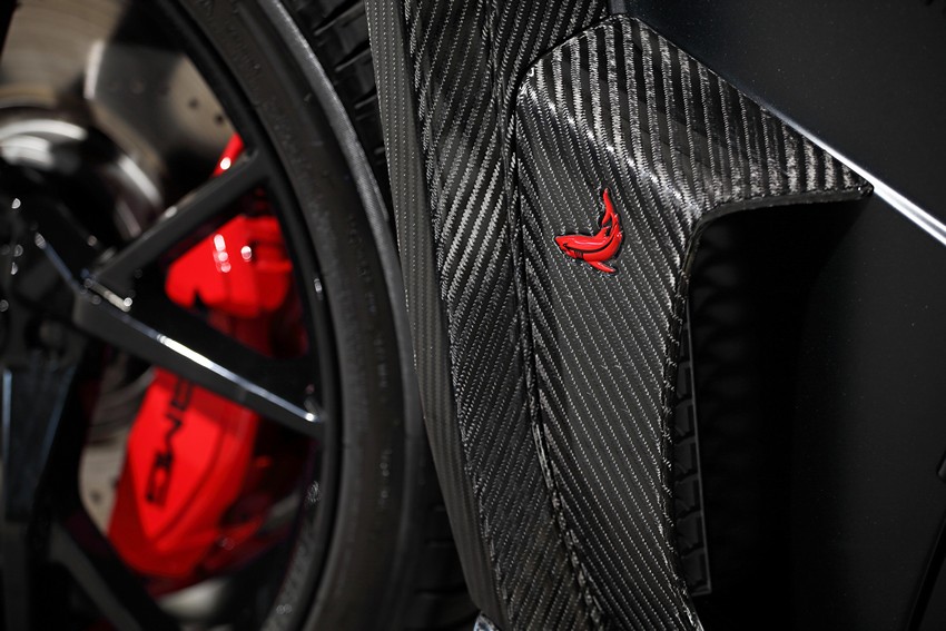 TopCar Carbon Side Panels with Shark Logo (2 pcs) for Mercedes-AMG G63 2025 INFERNO