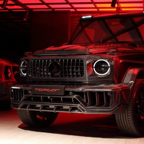 TopCar Design Carbon Central Spoiler for Mercedes-AMG G63 2025 INFERNO