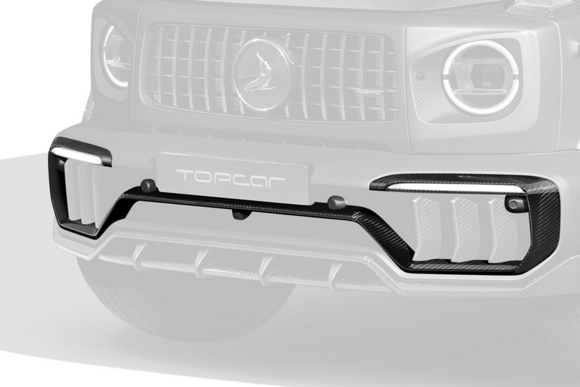 TopCar Design Carbon Central Spoiler for Mercedes-AMG G63 2025 INFERNO - Image 2