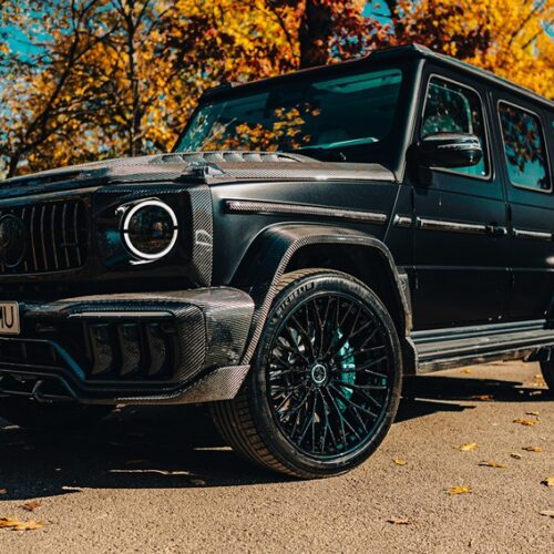 TopCar Fender Extensions (8-Piece) Combined Carbon for Mercedes-AMG G63 2025 INFERNO