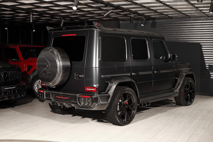 TopCar Fender Extensions (8-Piece) Combined Carbon for Mercedes-AMG G63 2025 INFERNO - Image 2