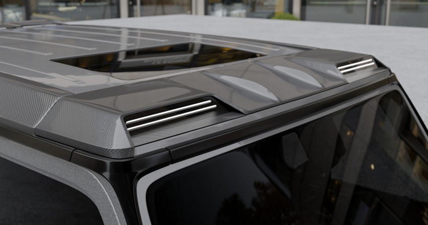 Renegade Design Carbon Roof Light Bar with DRLs for 2025+ Mercedes-AMG G63 G-Wagen W465 - Image 3