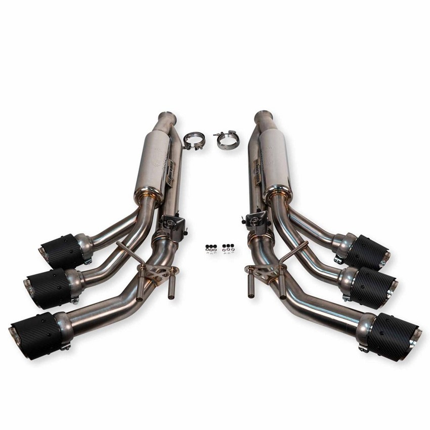 Fabspeed Mercedes-Benz AMG G63 Valved Exhaust with Triple Tips (2019+) - Image 2