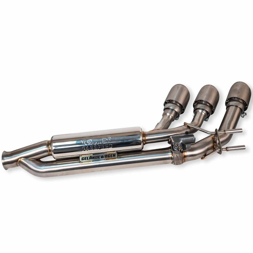 Fabspeed Mercedes-Benz AMG G63 Valved Exhaust with Triple Tips (2019+) - Image 7