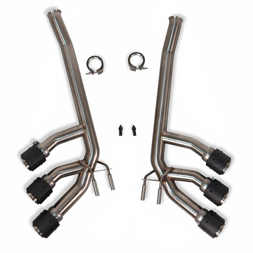 Fabspeed Supersport Exhaust with Triple Tips for Mercedes-Benz AMG G63 (2019+) - Image 2